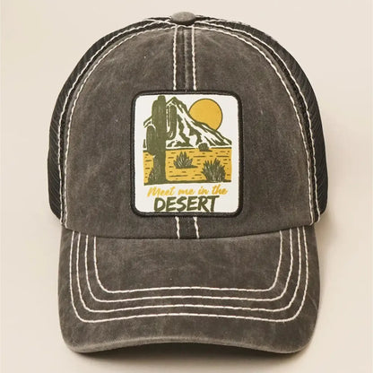 Meet Me In The Desert - mesh-back hat - Hats