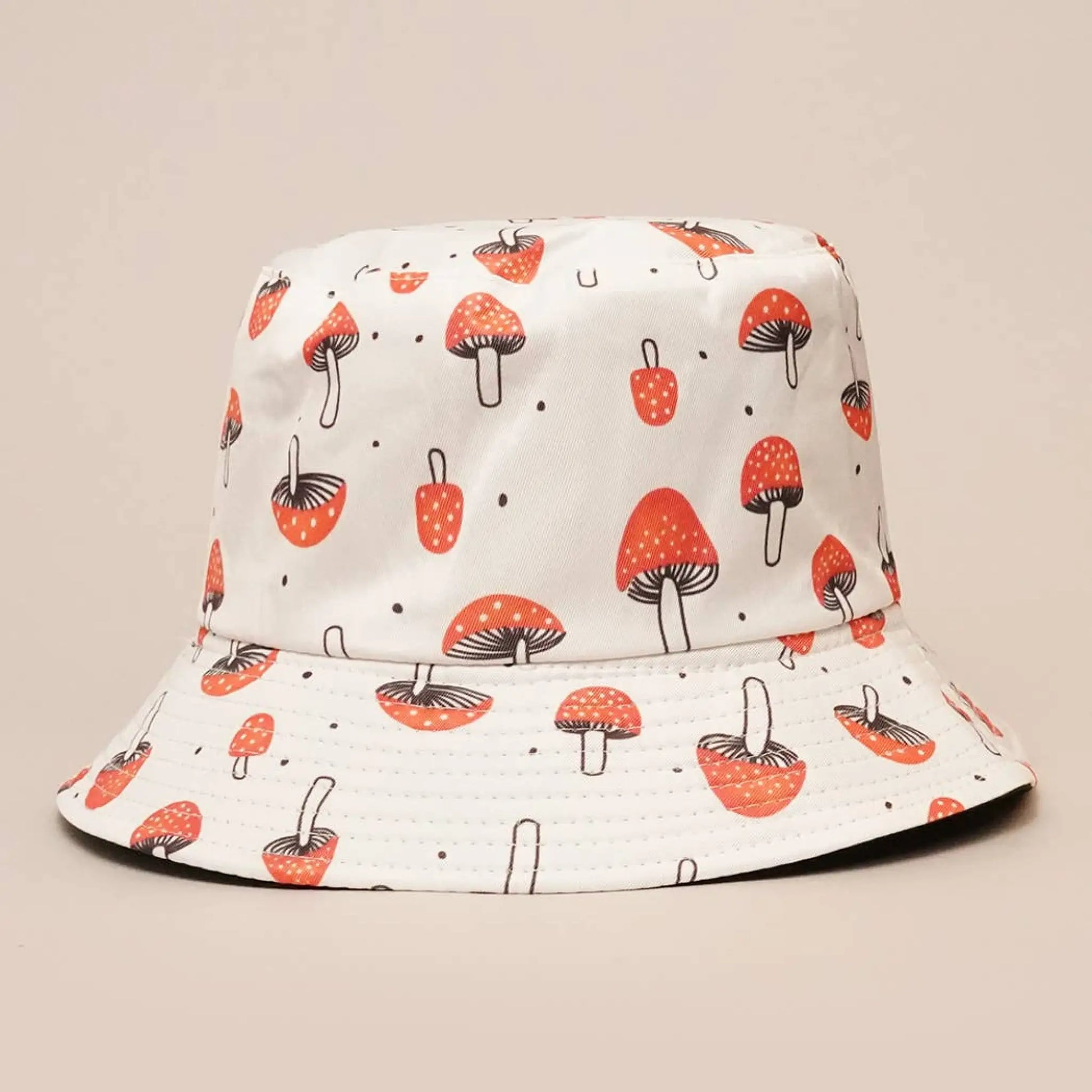 Mushroom Sunshade Outdoor Bucket Hat - Hats