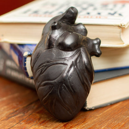 Whole Heart - Barro Negro Sculpture
