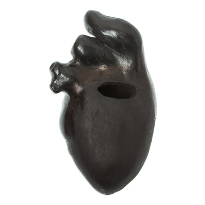 Whole Heart - Barro Negro Sculpture