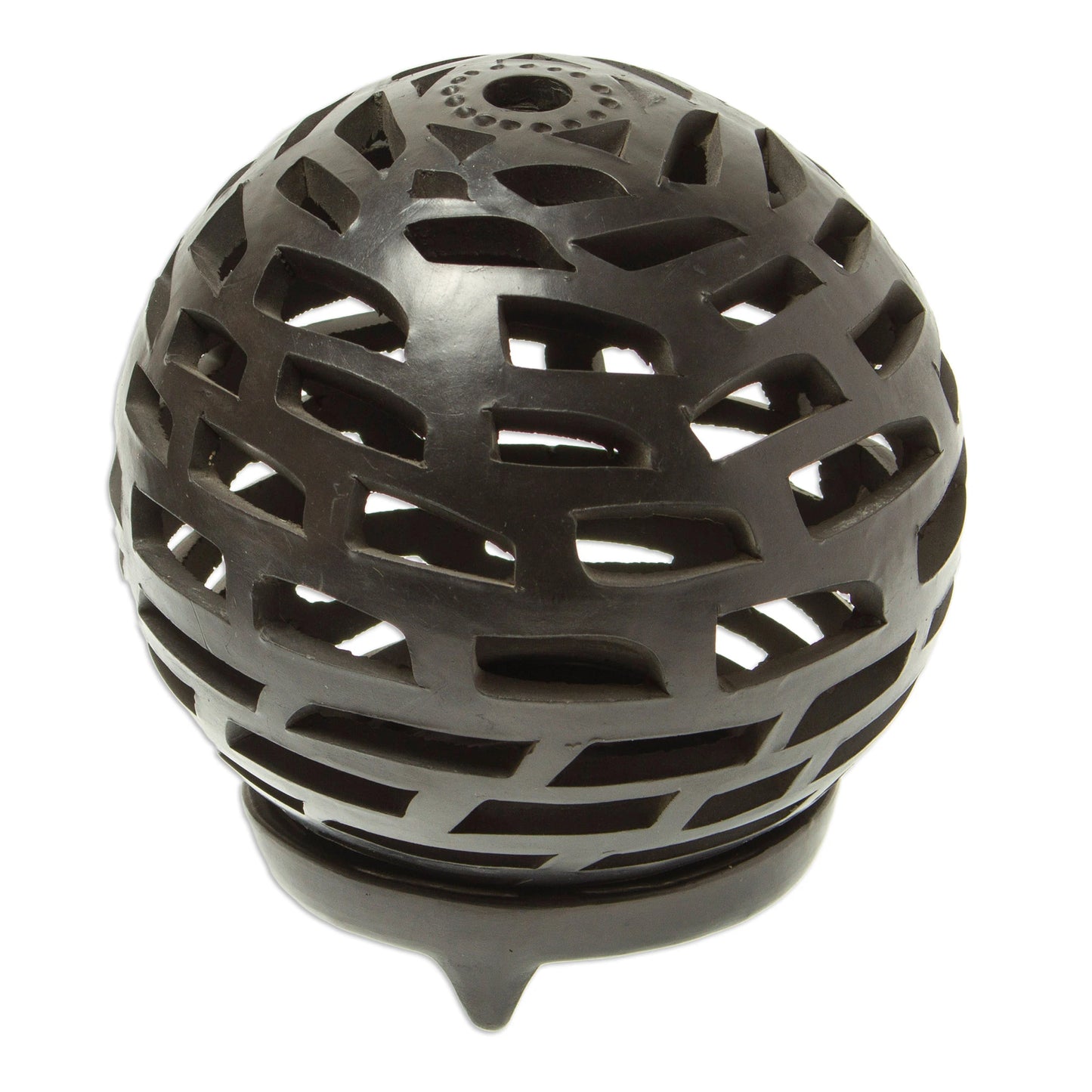 Light and Shadow - Barro Negro Tealight Candleholder