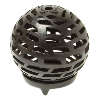 Light and Shadow - Barro Negro Tealight Candleholder