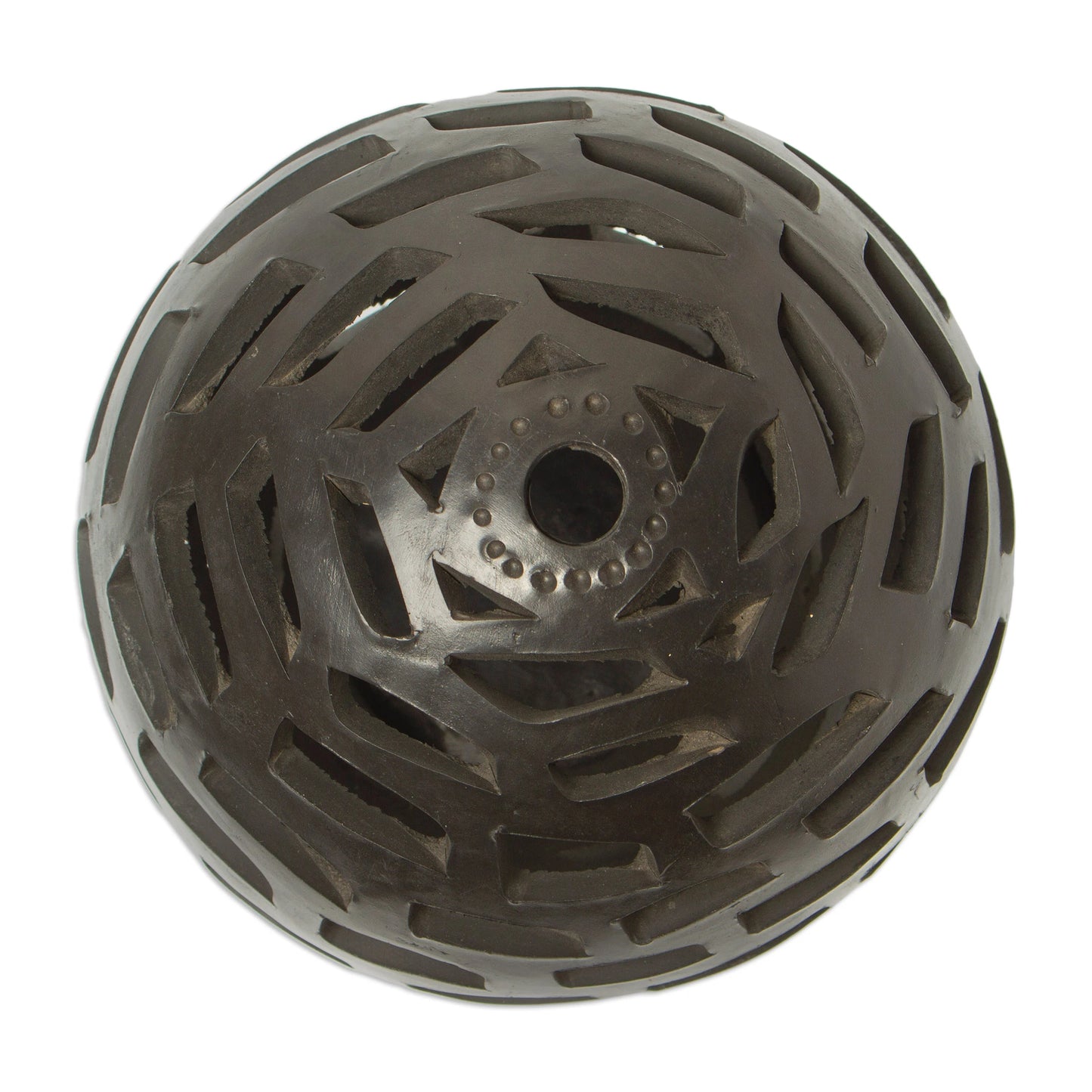 Light and Shadow - Barro Negro Tealight Candleholder