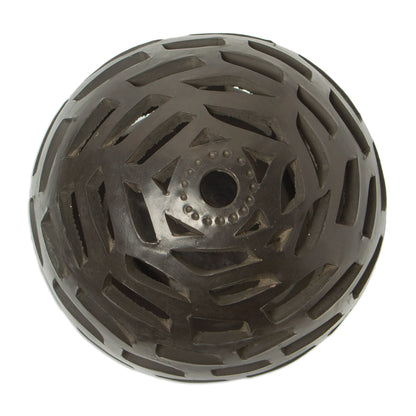 Light and Shadow - Barro Negro Tealight Candleholder