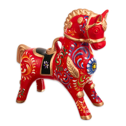 Red Horse of Pucara - Ceramic Sculpture