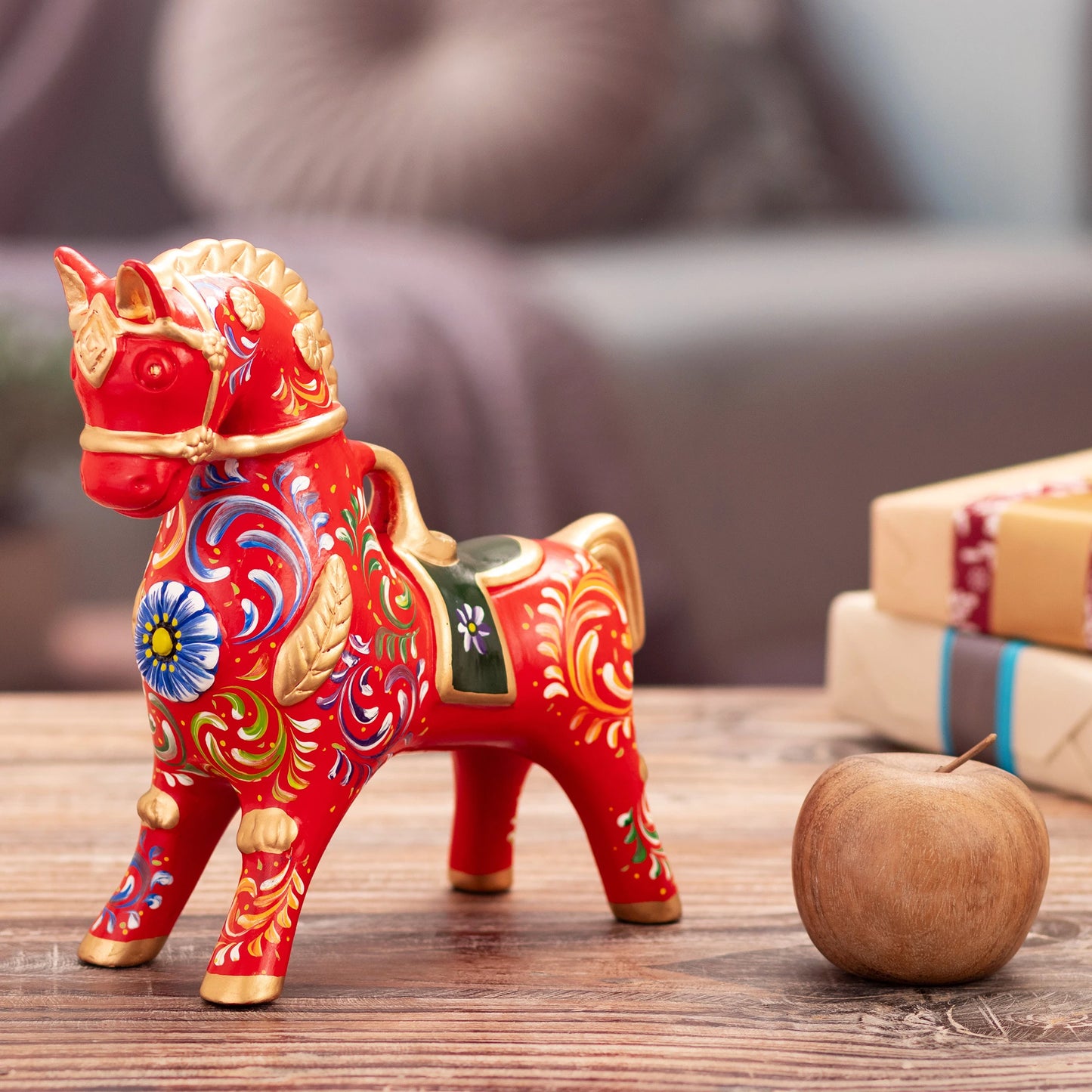 Red Horse of Pucara - Ceramic Sculpture
