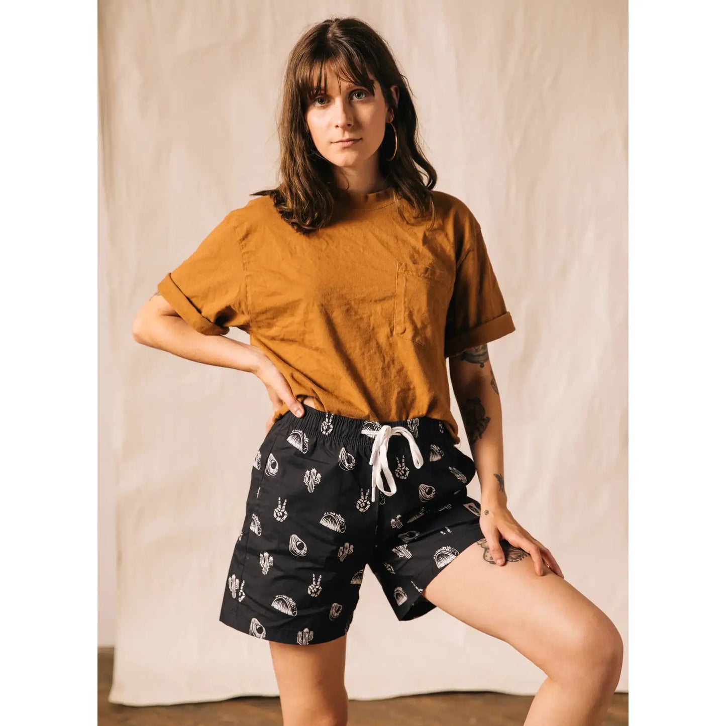 No Problemo Tacos & Cactus - walk shorts - Medium - Clothes