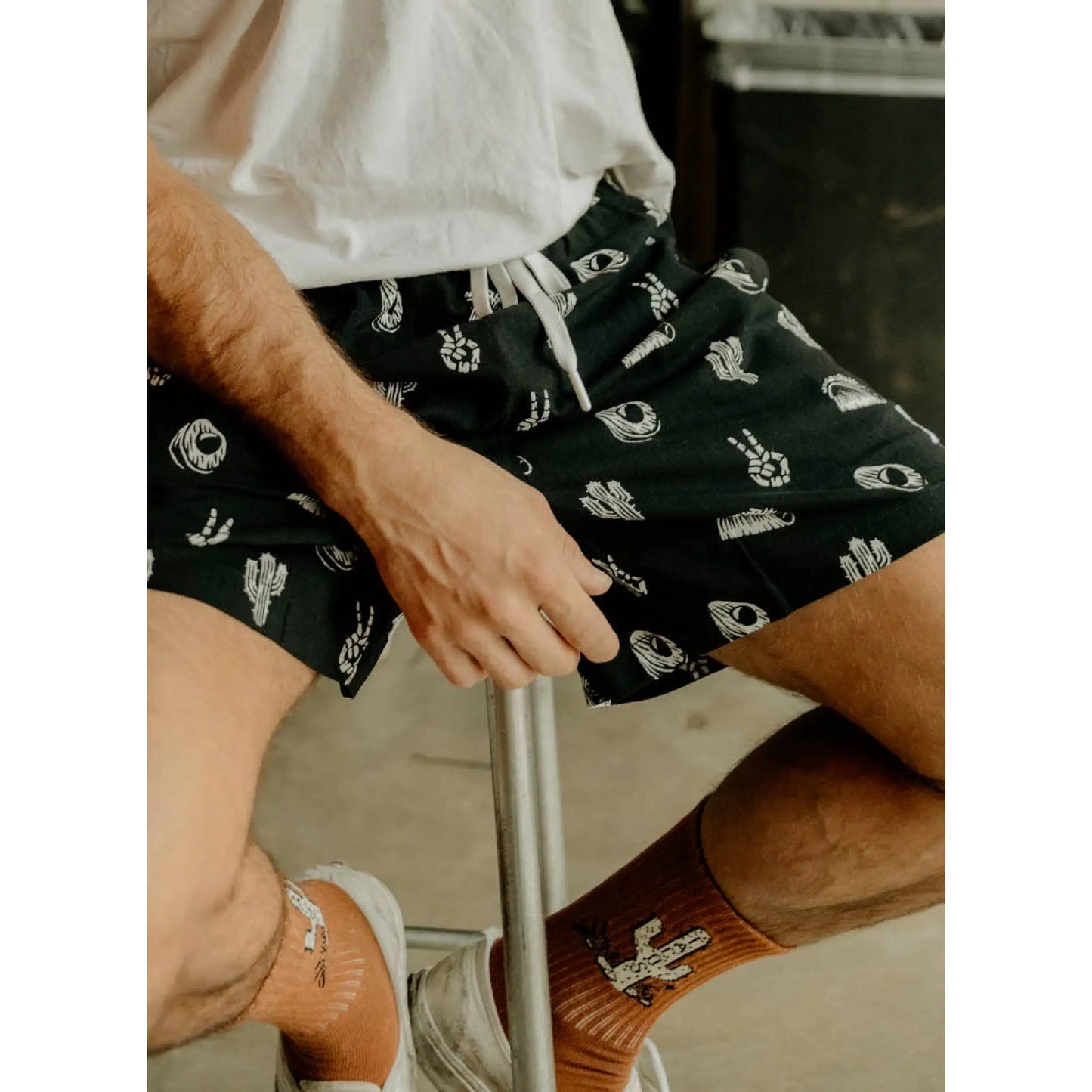 No Problemo Tacos & Cactus - walk shorts - Medium - Clothes