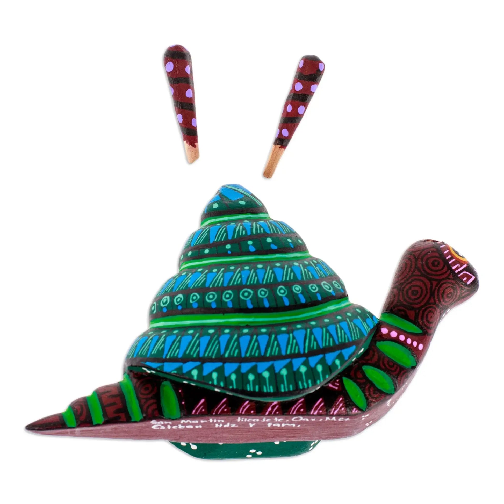 Purple Will - alebrije snail - Art