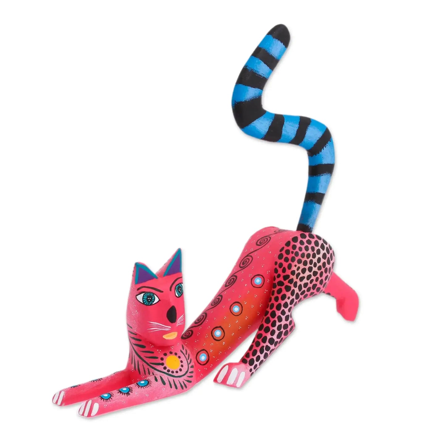 Stretching Cat - alebrije cat - Art