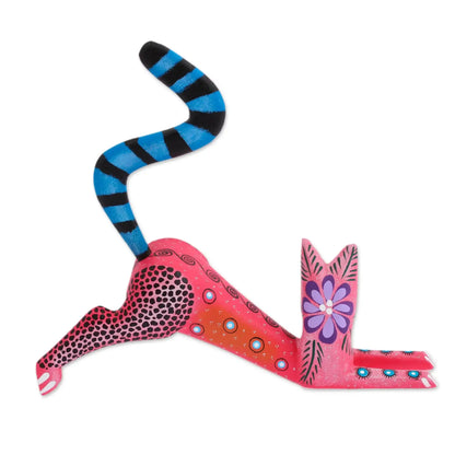 Stretching Cat - alebrije cat - Art