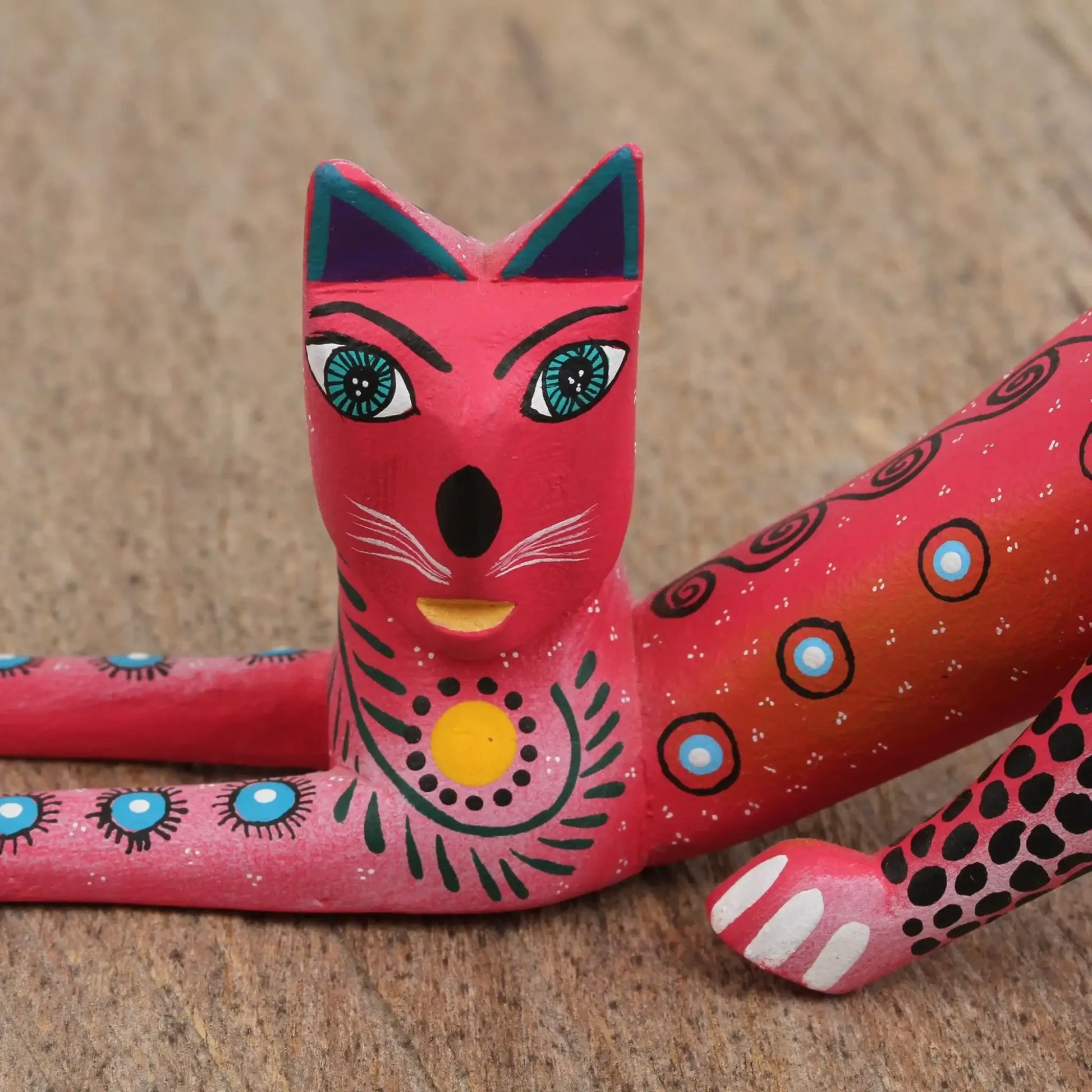 Stretching Cat - alebrije cat - Art