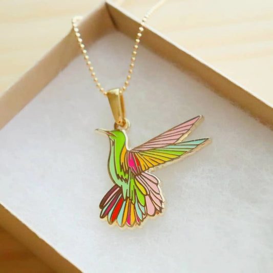 Sunshine Hummingbird necklace - Jewelry