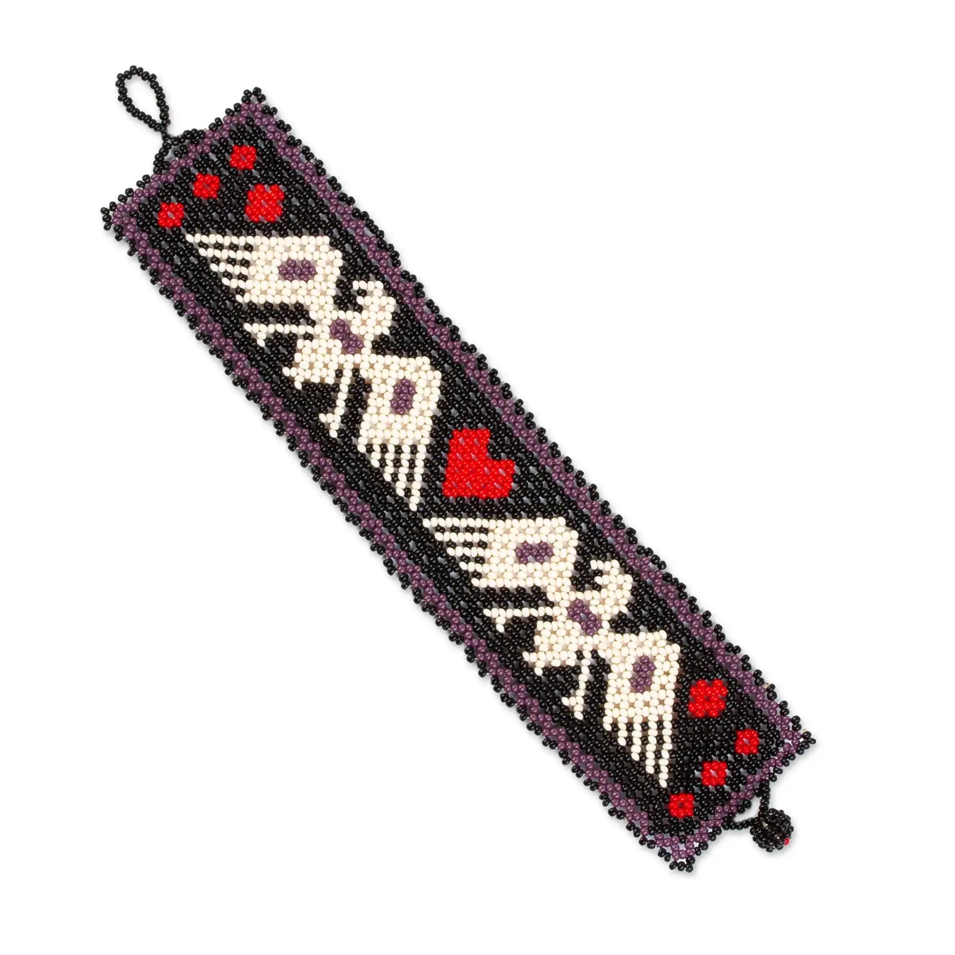 Wixarika Eagle - Huichol beaded bracelet - Jewelry