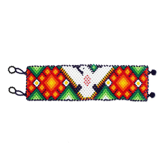 Wixarika Guide - Huichol beaded bracelet - Jewelry