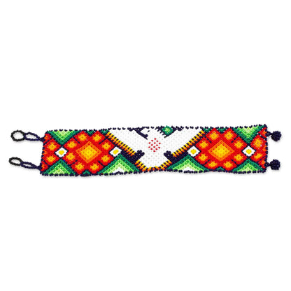 Wixarika Guide - Huichol beaded bracelet - Jewelry