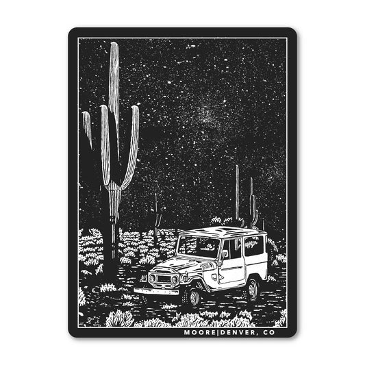 Desert Cruiser Sticker-Night
