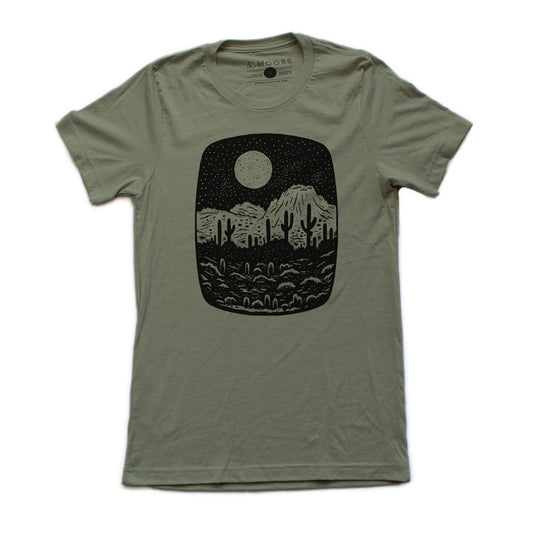 Olive Tri-Blend - Night Butte Tee
