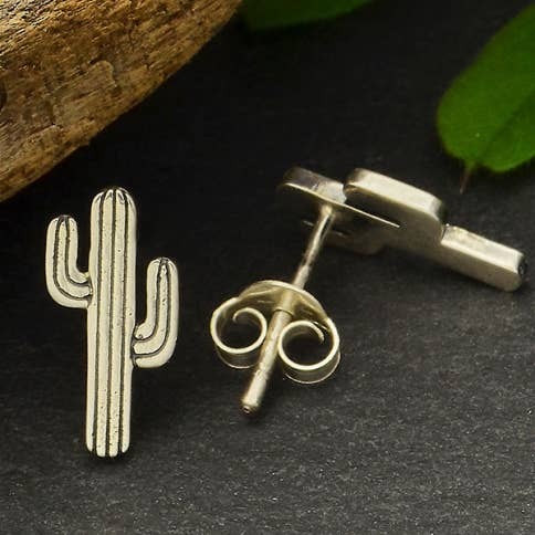 Cactus Post Earrings