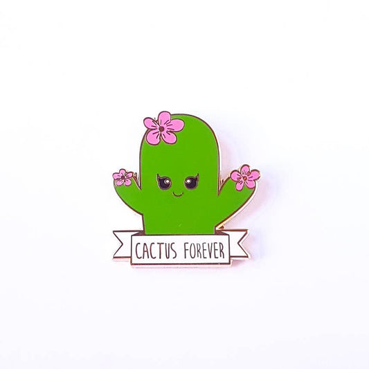 Cactus Forever - enamel pin