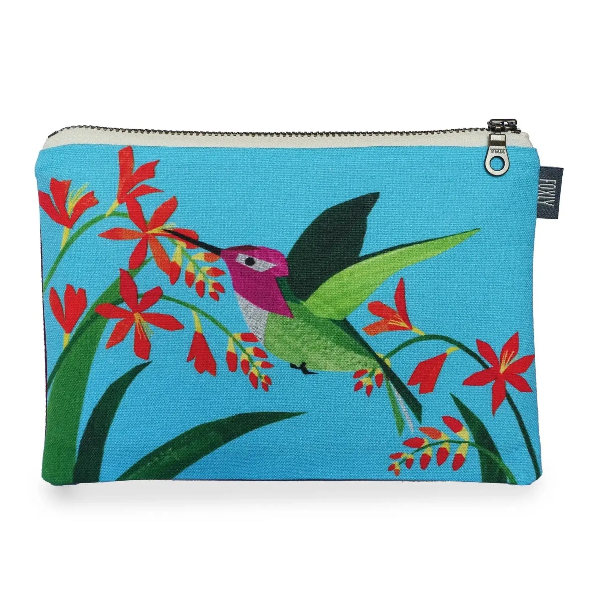Anna’s Hummingbird Zipper Pouch - Bag