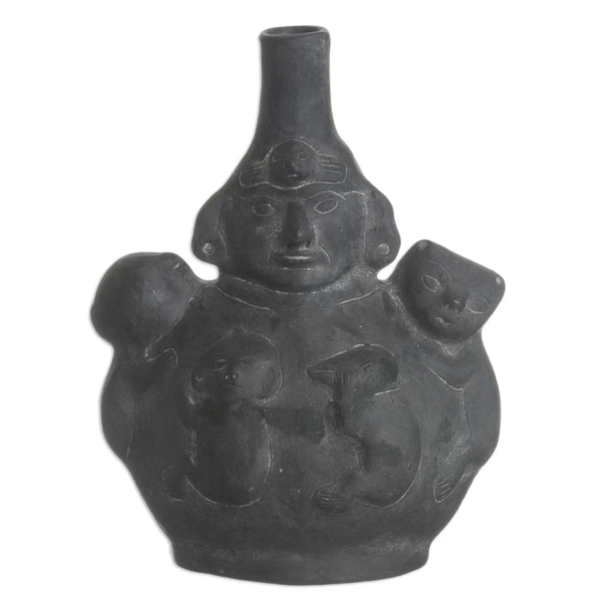 Anthropomorphic Chavin - ceramic vase