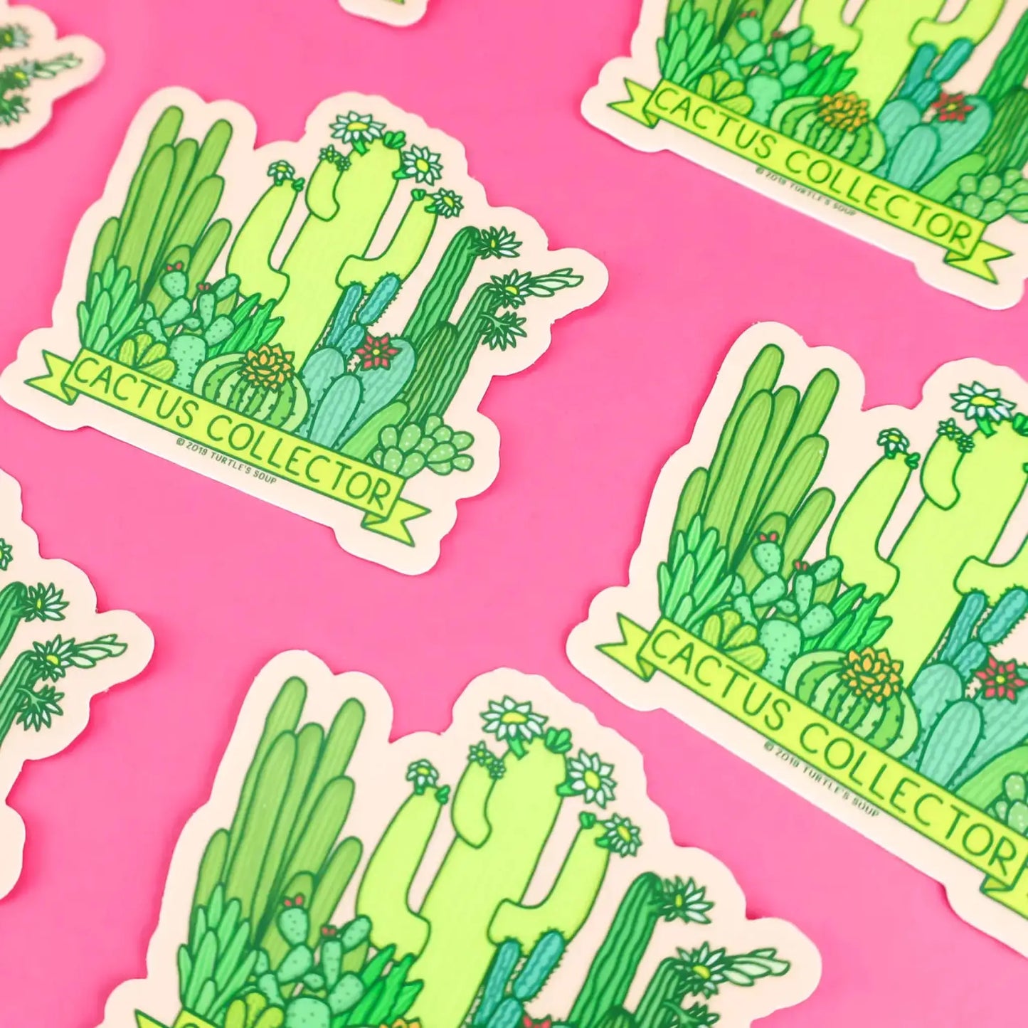 Cactus Collector vinyl sticker - Sticker