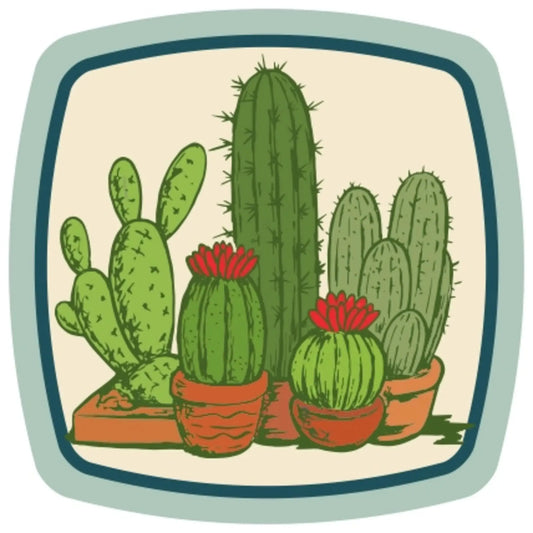 Cactus Gang sticker - Sticker