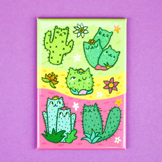 Cactus Kitties fridge magnet - Magnet