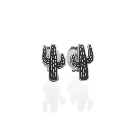 Cactus Stud Earrings - Jewelry