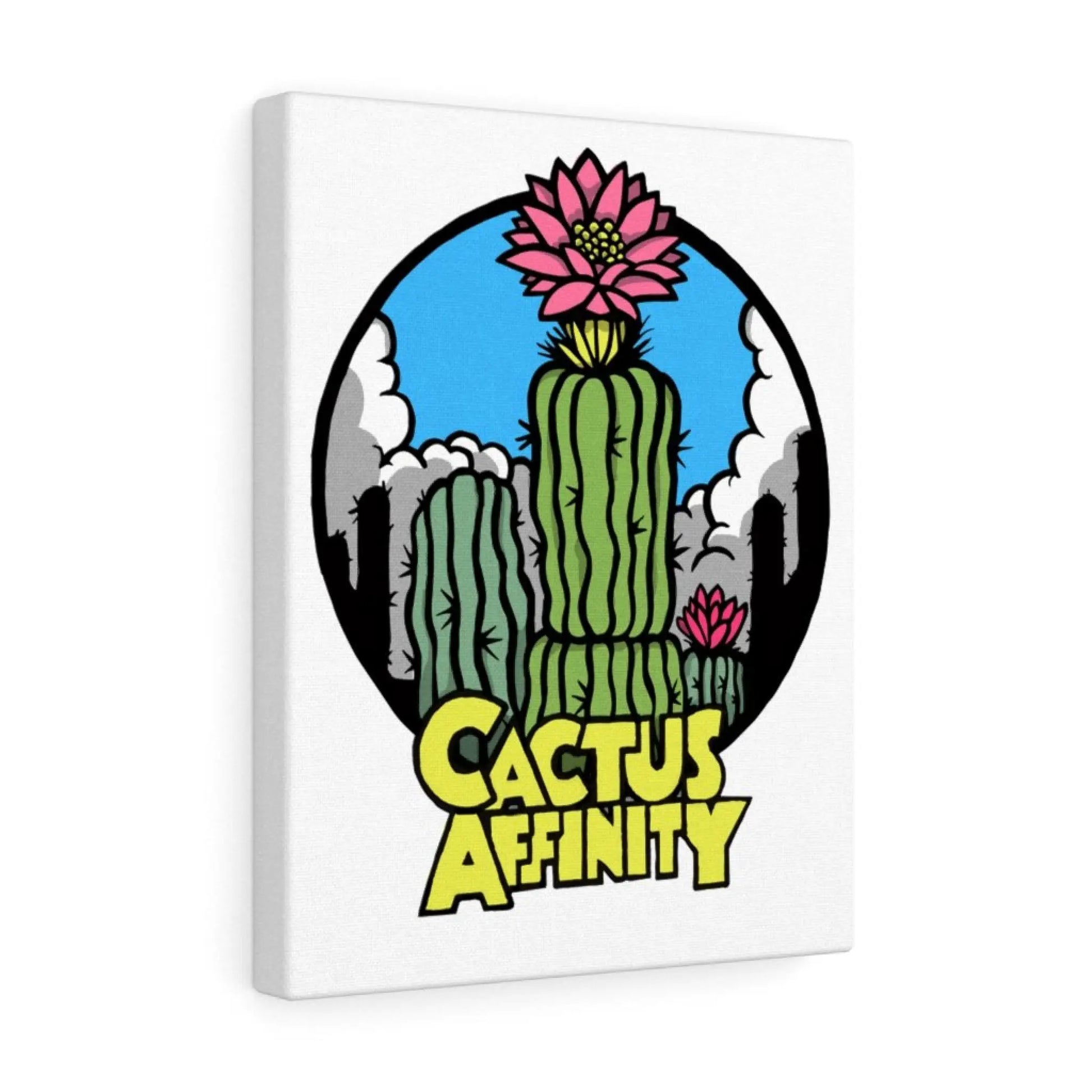 Canvas Gallery Wraps - Cactus Affinity Logo - 11″ × 14″