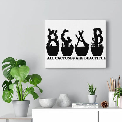 Canvas Gallery Wraps - All Cactuses Are Beautiful - acab