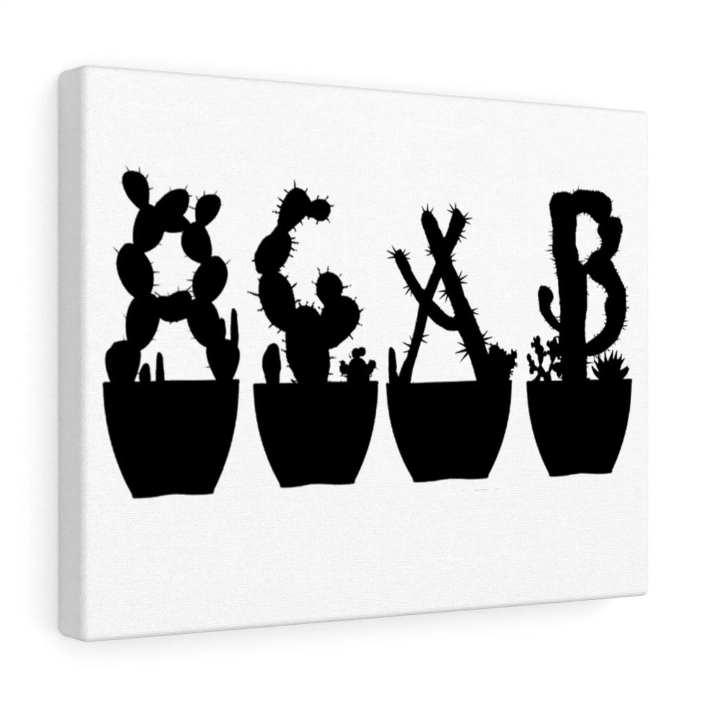 Canvas Gallery Wraps - Just Beautiful Cactuses - 14″ × 11″ -