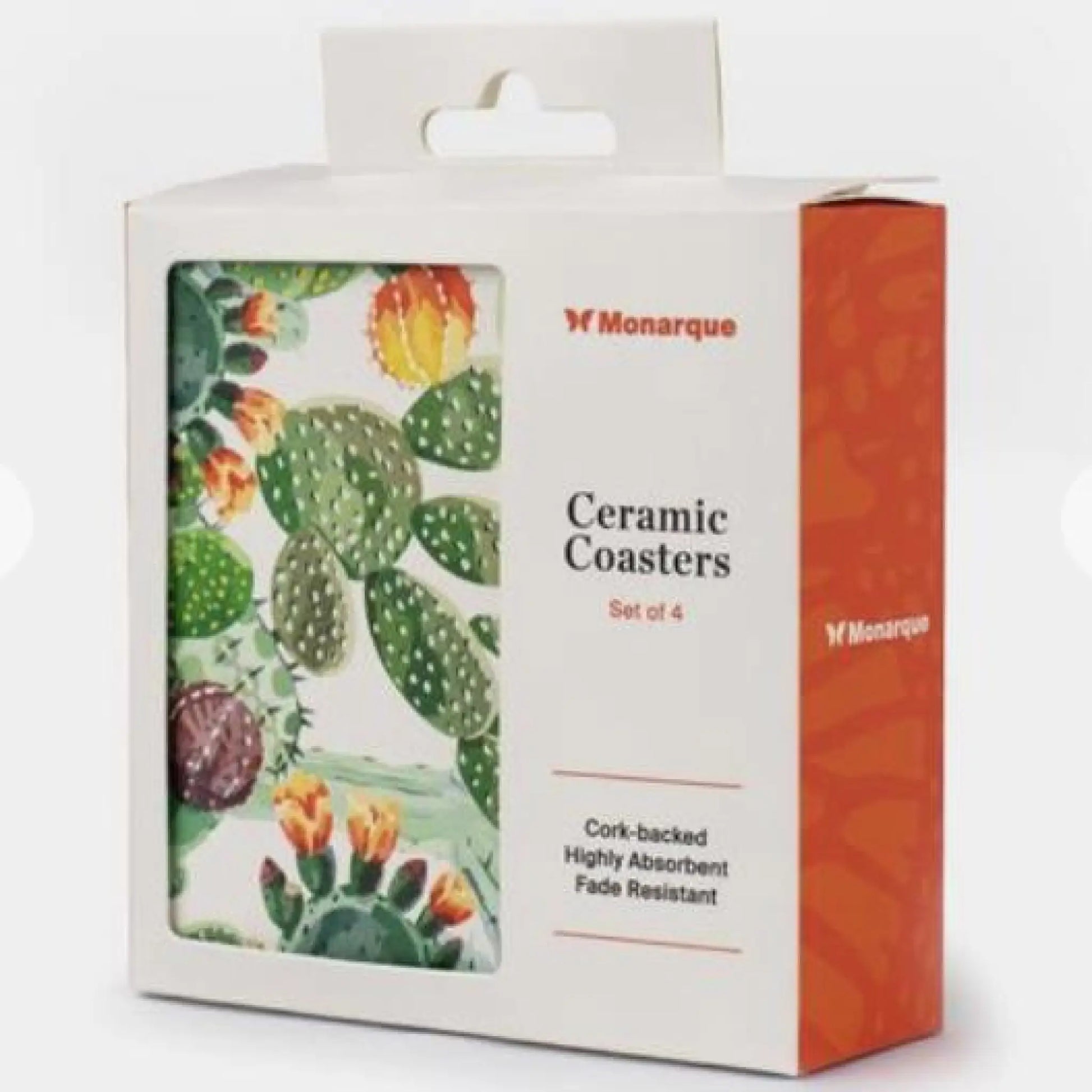 Ceramic Coasters - Cactus - box of four coasters - Coaster