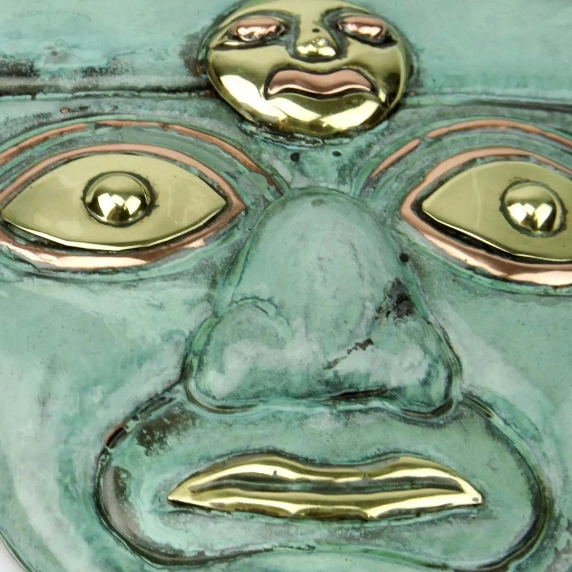 Chavin Nobleman - Copper and bronze mask - Art