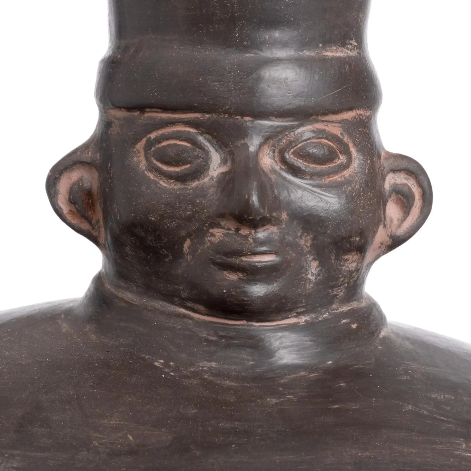 Chimu Priest - Hand Made Archaeological Ceramic Vase - Art