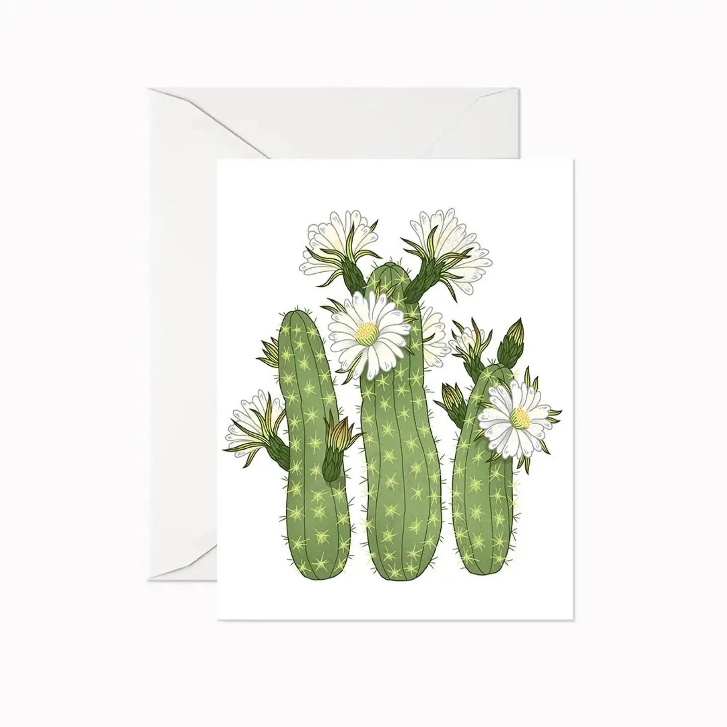 Columnar Cactus Art Print - Greeting Card