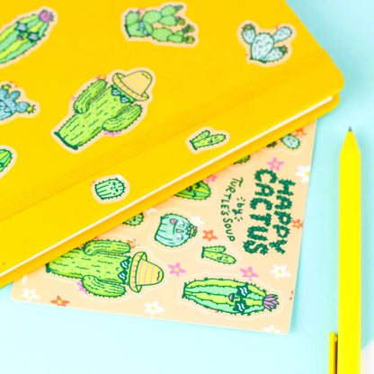 Happy Cactus sticker sheet - Sticker