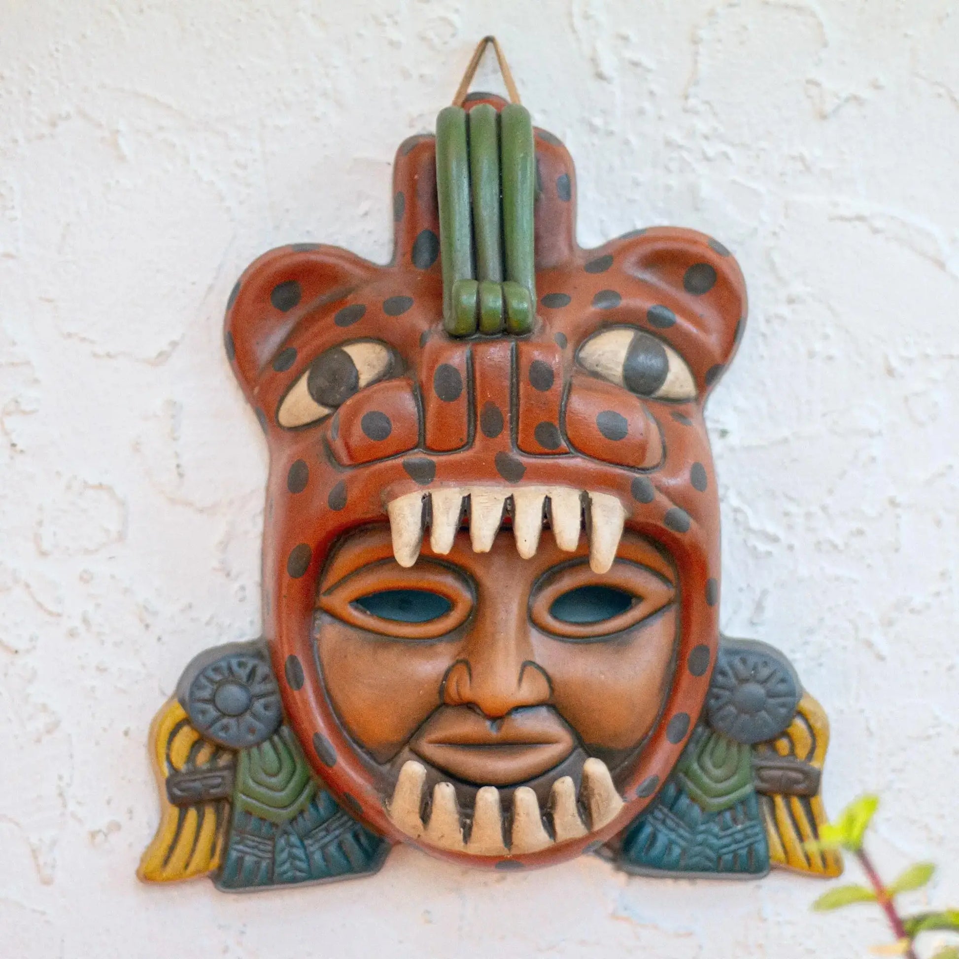 Jaguar Warrior - Aztec Mask - Art