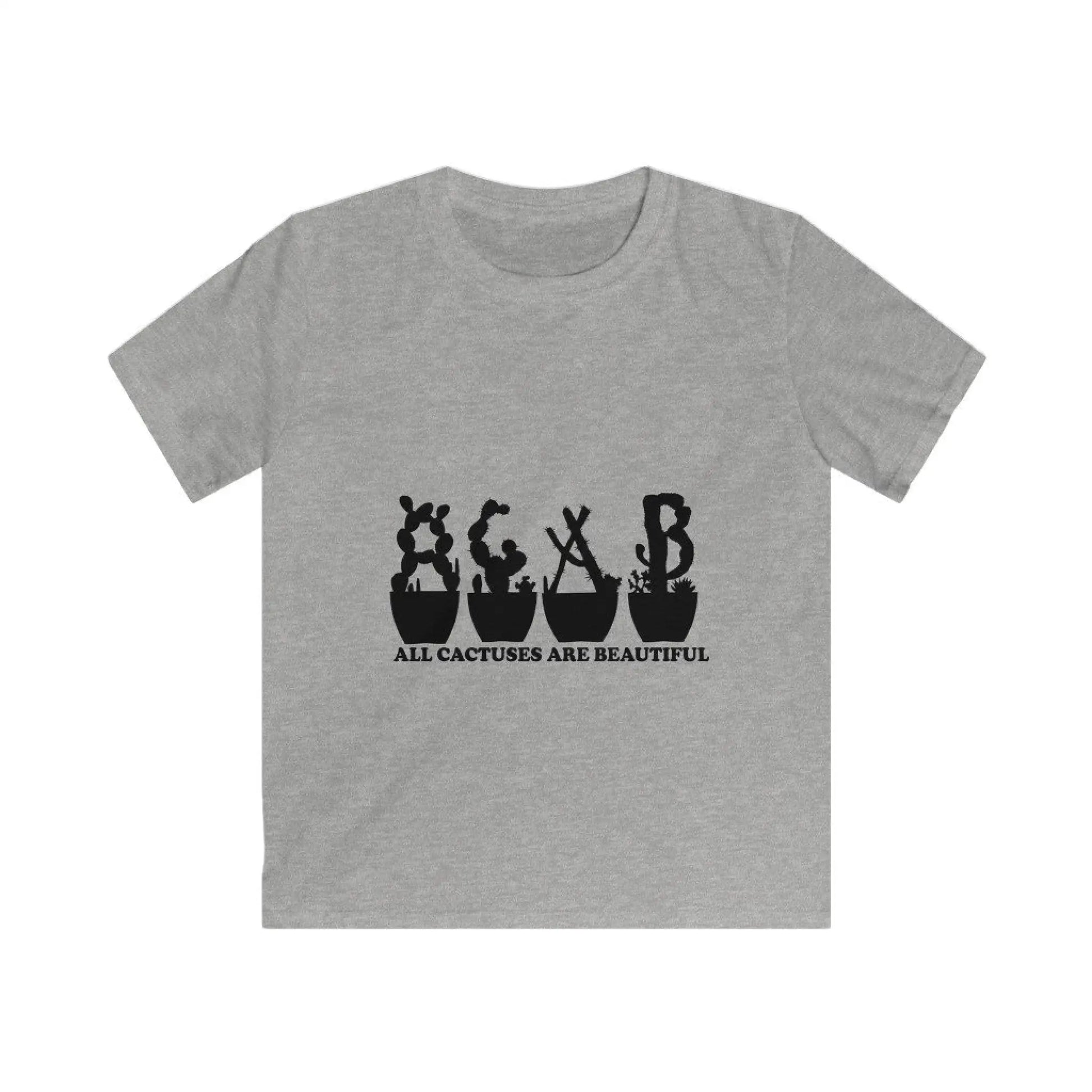 Kids Tee - All Cactuses Are Beautiful - S / Sport Grey -