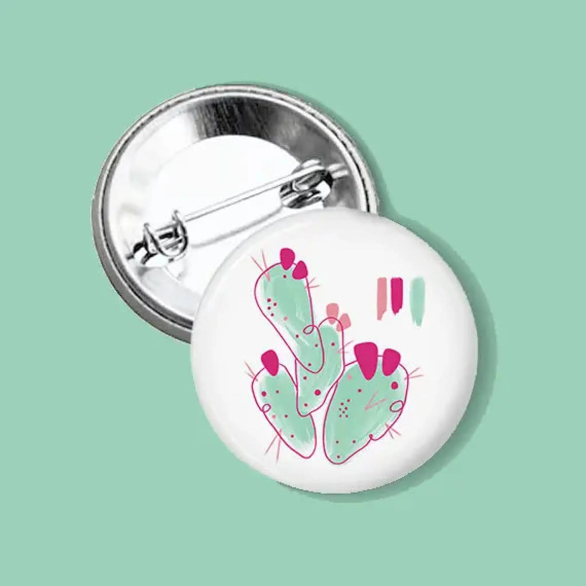 Prickly Pop Watercolor button - Button