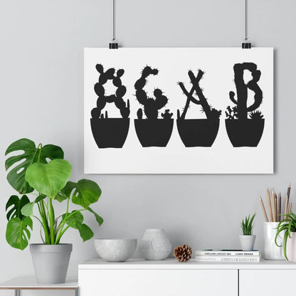 Art Print - Just Beautiful Cactuses - 18″ × 12″ / Matte -