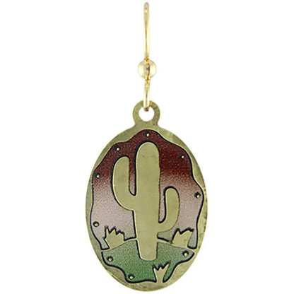 Saguaro Spice Earrings - brass - Jewelry