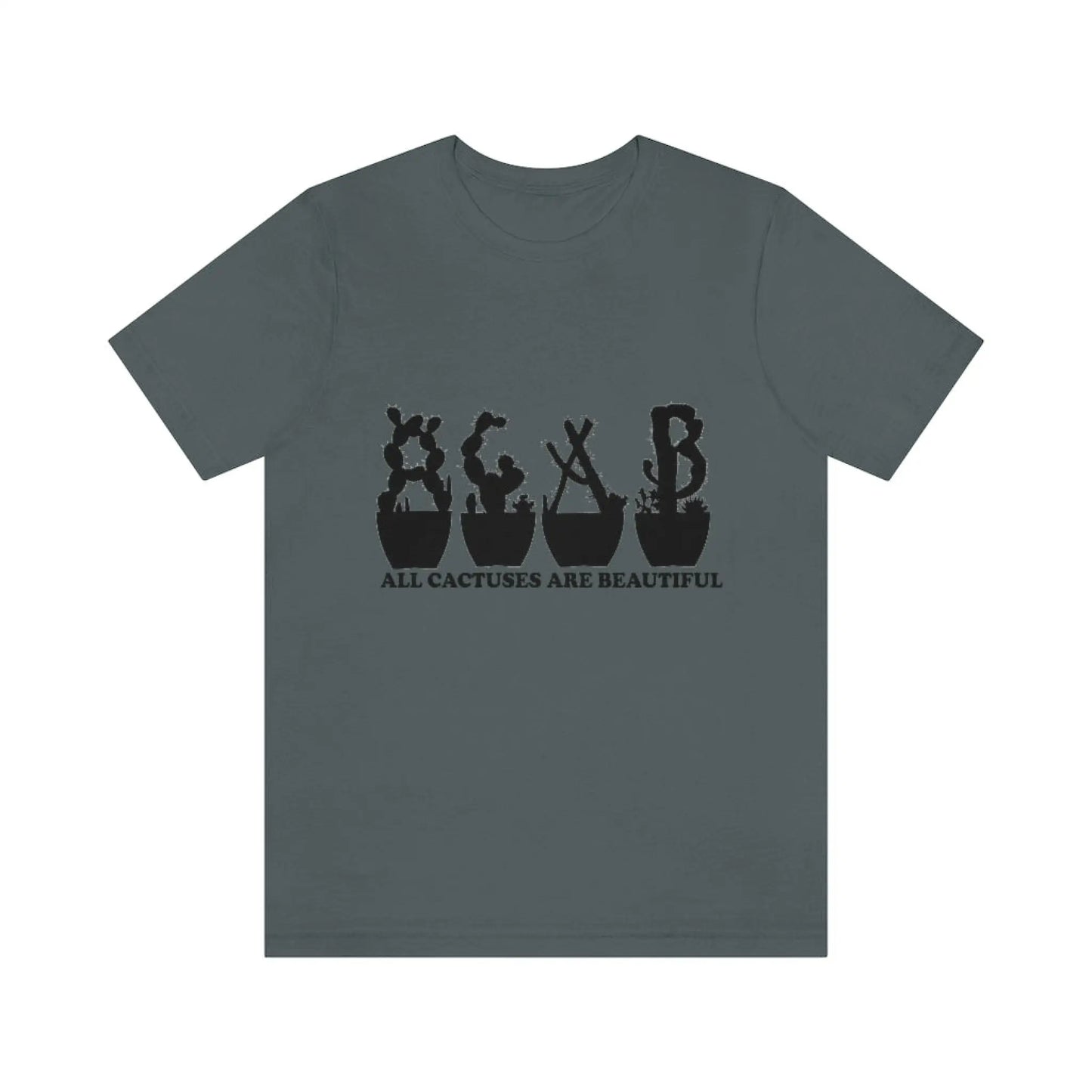 Shirts XL - All Cactuses Are Beautiful - Asphalt / T-Shirt
