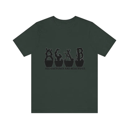 Shirts XL - All Cactuses Are Beautiful - Dark Grey / T-Shirt
