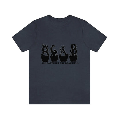 Shirts - All Cactuses Are Beautiful - Heather Navy / S -