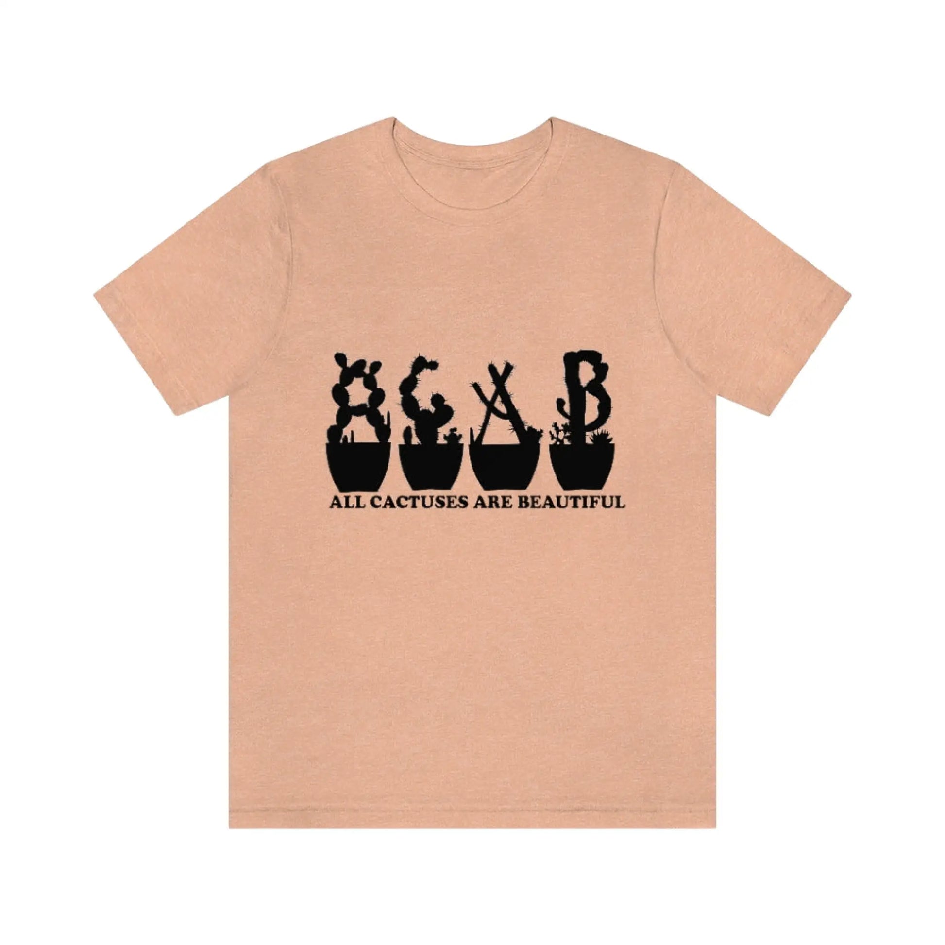 Shirts XL - All Cactuses Are Beautiful - Heather Peach /