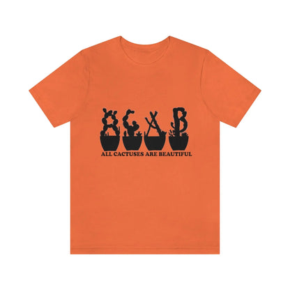 Shirts XL - All Cactuses Are Beautiful - Orange / T-Shirt