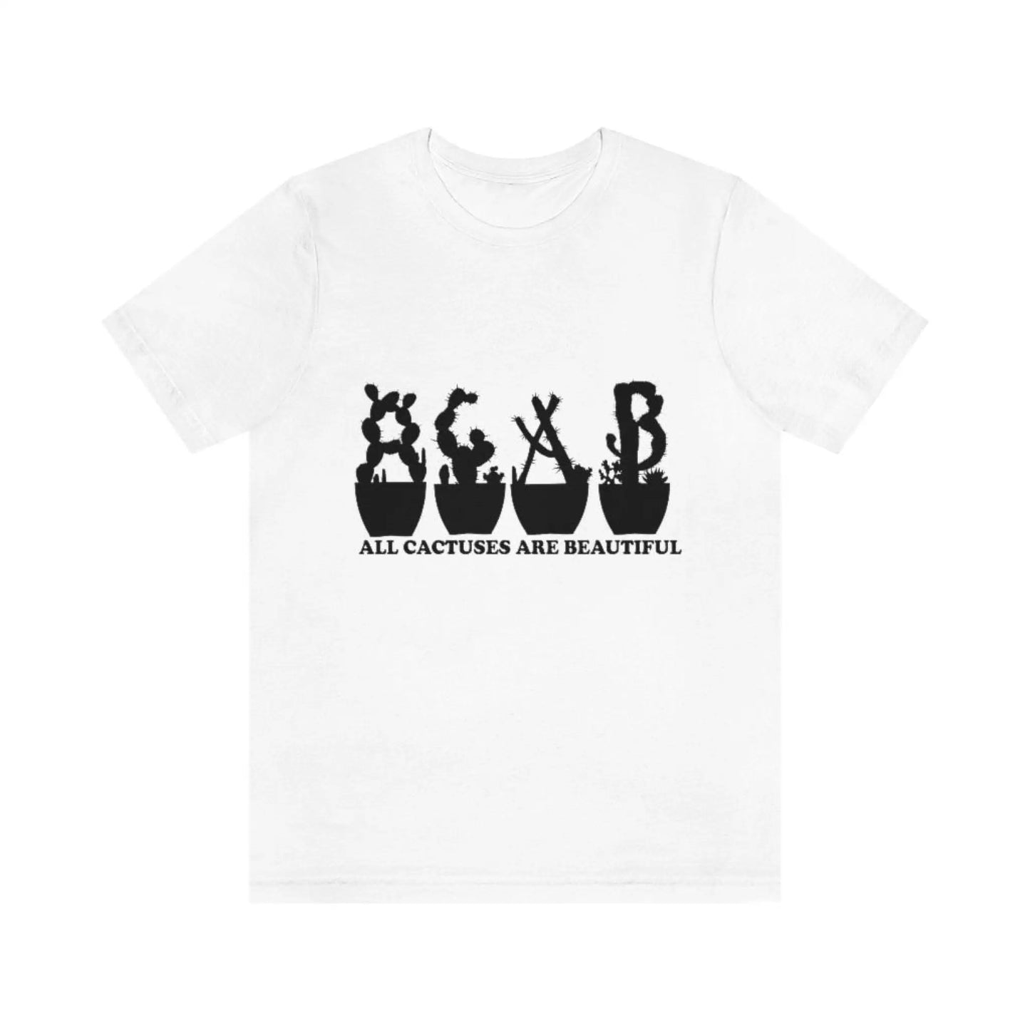 Shirts XL - All Cactuses Are Beautiful - White / T-Shirt