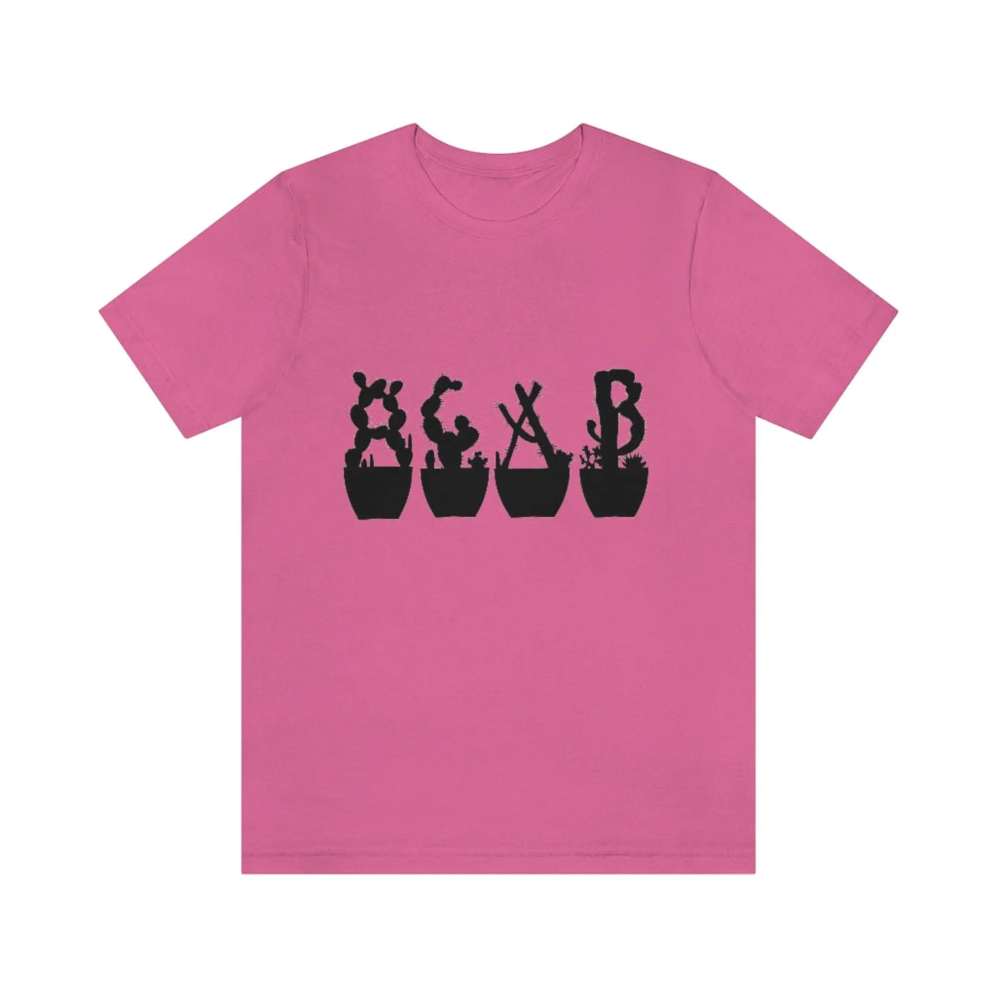Shirts XL - Just Beautiful Cactuses - Charity Pink / T-Shirt